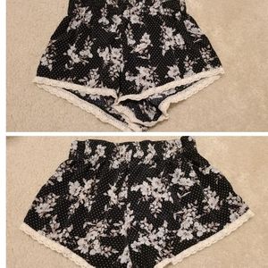 Forever 21 Floral Print Shorts